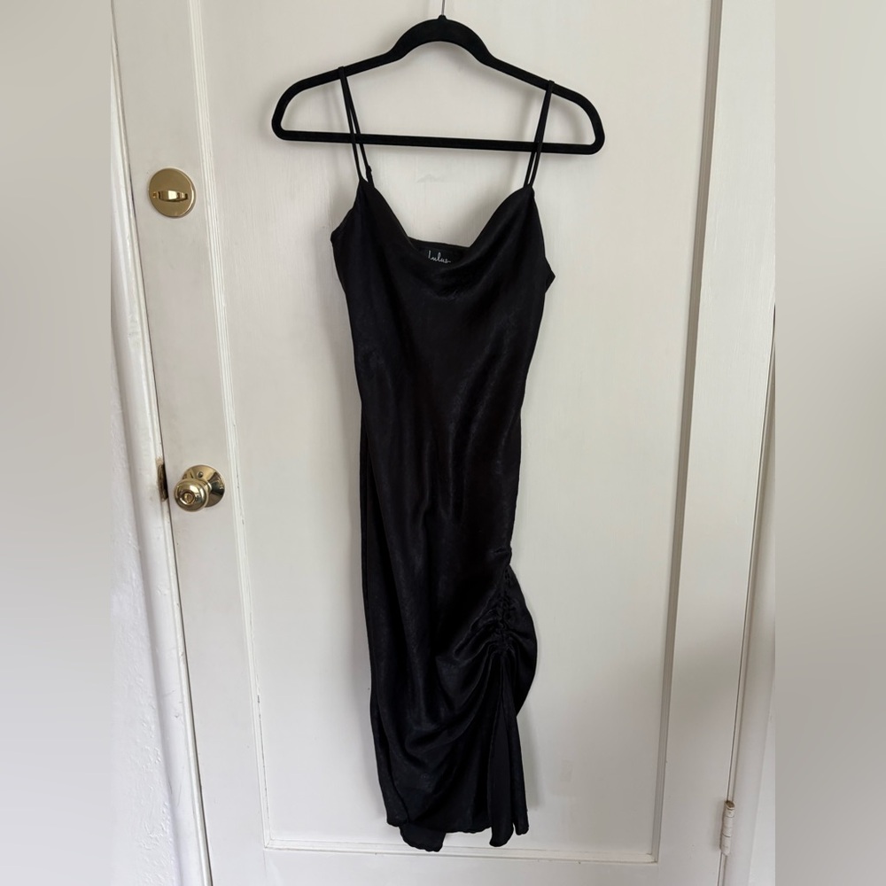 Lulus Black Slip Dress
